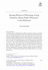 Research paper thumbnail of Bearing Witness to Witnessing: Jewish Narratives About Polish "Witnesses" to the Holocaust