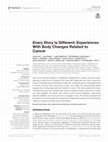 Research paper thumbnail of Every Story Is Different: Experiences With Body Changes Related to Cancer