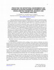 Research paper thumbnail of Predicting the Depositional Environments and Transportation Mechanisms of Sediments Using Granulometric Parameters, Bivariate and Multivariate Analyses