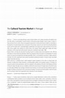 Research paper thumbnail of The cultural tourism market in Portugal