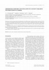 Research paper thumbnail of Thermogravimetric investigation of ancient ceramics