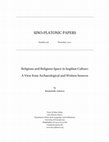 Research paper thumbnail of Religions and Religious Space in Sogdian Culture: A View from Archaeological and Written Sources