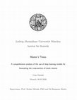 Research paper thumbnail of A comprehensive analysis of the use of deep learning models for forecasting the cross-section of stock returns