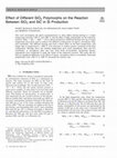 Research paper thumbnail of Effect of Different SiO2 Polymorphs on the Reaction Between SiO2 and SiC in Si Production