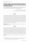 Research paper thumbnail of Sentidos en disputa sobre la violencia hacia las mujeres en las políticas públicas. El caso de la normativa de la provincia de Córdoba, Argentina