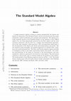 Research paper thumbnail of The Standard Model Algebra