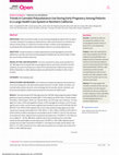 Research paper thumbnail of Trends in Cannabis Polysubstance Use During Early Pregnancy Among Patients in a Large Health Care System in Northern California