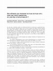 Research paper thumbnail of Des hêtraies qui poussent de plus en plus vite : vers une forte diminution de leur âge d’exploitabilité ?