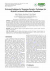 Research paper thumbnail of Existence of extremal solutions to interval-valued delay fractional differential equations via monotone iterative technique