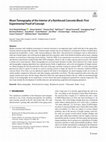 Research paper thumbnail of Muon Tomography of the Interior of a Reinforced Concrete Block: First Experimental Proof of Concept