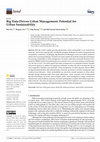 Research paper thumbnail of Big Data-Driven Urban Management: Potential for Urban Sustainability