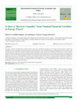 Research paper thumbnail of Is There a “Reverse Causality” from Nominal Financial Variables to Energy Prices?