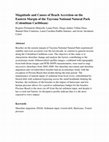 Research paper thumbnail of Magnitude and Causes of Beach Accretion on the Eastern Margin of the Tayrona National Natural Park (Colombian Caribbean)