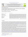 Research paper thumbnail of A column generation based heuristic for sensor placement, activity scheduling and data routing in wireless sensor networks