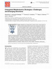 Research paper thumbnail of Untargeted Metabolomics Strategies-Challenges and Emerging Directions