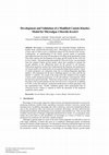 Research paper thumbnail of Development and Validation of a Modified Contois Kinetics Model for Microalgae Chlorella Kessleri