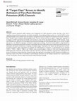 Research paper thumbnail of A “Target Class” Screen to Identify Activators of Two-Pore Domain Potassium (K2P) Channels