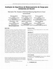 Research paper thumbnail of Avaliação de Algoritmos de Balanceamento de Carga para Ambientes em Nuvem