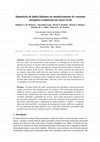 Research paper thumbnail of Imputação de dados faltantes no monitoramento de consumo energético residencial em Smart Grids