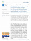 Research paper thumbnail of Observations of phase changes in monoolein during high viscous injection