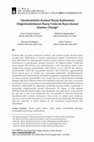 Research paper thumbnail of Sürdürülebilir Kentsel Biçim Kalitesinin Değerlendirilmesi: Bursa Yıldırım İlçesi Konut Alanları Örneği