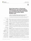 Research paper thumbnail of Early Intervention in Psychosis: Effectiveness and Implementation of a Combined Exercise and Health Behavior Intervention Within Routine Care