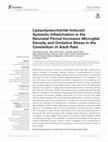 Research paper thumbnail of Lipopolysaccharide-Induced Systemic Inflammation in the Neonatal Period Increases Microglial Density and Oxidative Stress in the Cerebellum of Adult Rats