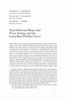 Research paper thumbnail of Near-Rational Wage and Price Setting and the Long-Run Phillips Curve