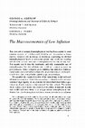 Research paper thumbnail of The Macroeconomics of Low Inflation