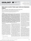 Research paper thumbnail of Redox state of southern Tibetan upper mantle and ultrapotassic magmas