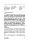 Research paper thumbnail of Suppressive Effect of Cured Compost from Olive Oil By-Products Towards Verticillium Dahliae and Other Fungal Pathogens