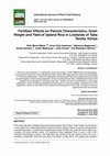 Research paper thumbnail of Fertilizer Effects on Panicle Characteristics, Grain Weight and Yield of Upland Rice in Lowlands of Taita Taveta, Kenya