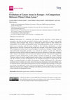 Research paper thumbnail of Evolution of Green Areas in Europe—A Comparison Between Three Urban Areas