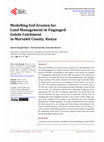 Research paper thumbnail of Modelling Soil Erosion for Land Management in Ungauged Golole Catchment in Marsabit County, Kenya