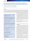 Research paper thumbnail of Personal therapeutic approach in Gestalt therapists working with clients suffering from medically unexplained psychosomatic symptoms