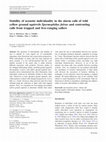 Research paper thumbnail of Stability of acoustic individuality in the alarm calls of wild yellow ground squirrels Spermophilus fulvus and contrasting calls from trapped and free-ranging callers