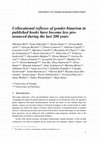 Research paper thumbnail of Collocational reflexes of gender binarism in published books have become less pronounced during the last 200 years