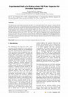 Research paper thumbnail of Experimental Study of a Hydrocyclonic Oil-Water Separator for Downhole Separation