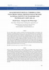 Research paper thumbnail of Analisis Bukti Digital Cyberbullying Pada Media Sosial Menggunakan Metode National Institut of Standard and Technology (Nist) 800-101