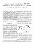 Research paper thumbnail of Capacity analysis of MediaGrid: a P2P IPTV platform for fiber to the node (FTTN) networks