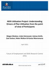 Research paper thumbnail of NDIS Utilisation Project: understanding drivers of plan utilisation from the point of view of participants