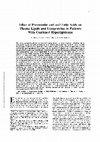 Research paper thumbnail of Effect of Pravastatin and co-3 Fatty Acids on Plasma Lipids and Lipoproteins in Patients With Combined Hyperlipidemia