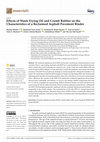 Research paper thumbnail of Effects of Waste Frying Oil and Crumb Rubber on the Characteristics of a Reclaimed Asphalt Pavement Binder