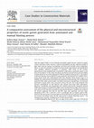 Research paper thumbnail of A comparative assessment of the physical and microstructural properties of waste garnet generated from automated and manual blasting process