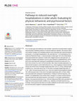 Research paper thumbnail of Pathways to reduced overnight hospitalizations in older adults: Evaluating 62 physical, behavioral, and psychosocial factors