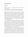 Research paper thumbnail of Verschiedene Buchbesprechungen / Various Book Reviews (Moller, Ceva, Lister, Tomasi, Gaus, Gaus, Wittwer)