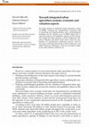 Research paper thumbnail of Toward Integrated Urban Agricolture Systems: Economic and Valuation Aspects