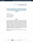 Research paper thumbnail of Centro de Capacitación en Educación a Distancia: 22 años capacitando a las personas docentes de la UNED