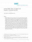 Research paper thumbnail of Sanitation rights, public law litigation, and inequality: a case study from Brazil