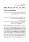 Research paper thumbnail of Human Rights, Inequality and Public Interest Litigation: A Case Study on Sanitation from Brazil